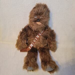 Disney Parks CHEWBACCA Plush Toy Stuffed Doll Star Wars 19"